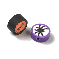 Halloween Theme Pattern Handmade Polymer Clay Beads&nbsp;CLAY-C001-13B