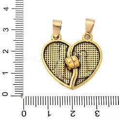 Alloy Enamel Split Pendants&nbsp;STAS-M114-08AG