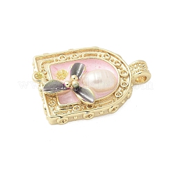 Brass Enamel Pendants&nbsp;LS-KK-F886-01G-06