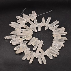 Natural Quartz Crystal Beads Strands&nbsp;G-A142-06E