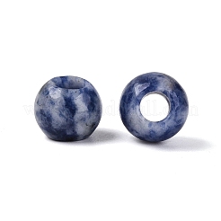 Natural Blue Spot Jasper European Beads&nbsp;G-Q602-09A-09