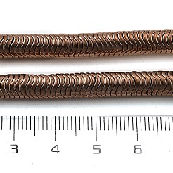 電気めっき合成非磁性ヘマタイト ビーズ 連売り  ウェーブディスク  ミックスカラー  6x1mm  穴：0.9mm  約364個/連  15.75''（40センチメートル）&nbsp;G-B132-A01-01