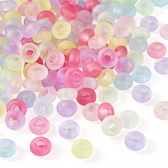 200Pcs Frosted Acrylic Beads&nbsp;FACR-TA0001-12