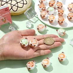 20Pcs 5 Styles Resin Cat Shape Coffee Display Decorations&nbsp;AJEW-CJ0001-65