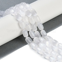 天然セレナイトビーズ連売り  染め  ドラム  ミックスカラー  12x8mm  穴：1.2mm  約32個/連  15.43''（39.2センチメートル）&nbsp;G-F750-A