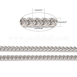 Iron Cuban Link Chains&nbsp;CH-R013-7x5.5mm-P