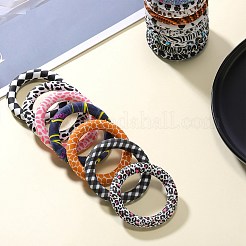 5Pcs Ring Food Grade Eco-Friendly Silicone Focal Beads&nbsp;JX894L