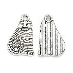 Kitten Theme Tibetan Style Alloy Pendants&nbsp;TIBEP-MSMC018-M2