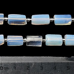 オパールビーズ連売り  シードビーズで  多面カット  コラム  12~13x6~8x6~8mm  穴：1mm  約28個/連  15.55''~15.75'（39.5~40センチメートル）&nbsp;G-K245-I23-01
