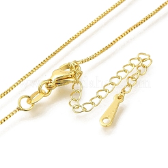 女性用真鍮ベネチアンチェーンネックレス  18KGP本金メッキ  17.72~17.91インチ（45~45.5cm）&nbsp;NJEW-M045-02G