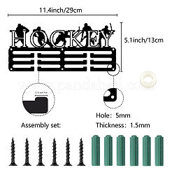 Sports Theme Iron Medal Hanger Holder Display Wall Rack&nbsp;ODIS-WH0055-231
