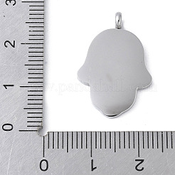 304 Stainless Steel Stamping Blank Tag Pendants&nbsp;STAS-S162-24P