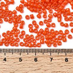 トーホー 8/0ラウンドビーズ  日本製シードビーズ  （不透明なサンセットオレンジ50)個  3mm  穴：1mm  約1111個/50g&nbsp;SEED-XTR08-0050