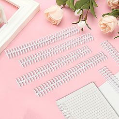Plastic Loose Leaf Book Binder Hinged Rings&nbsp;AJEW-WH20098-137B-03