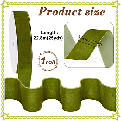 25 Yards Velvet Ribbon&nbsp;OCOR-WH0077-086