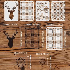PET Hollow out Drawing Painting Stencils Sets for Kids Teen Boys Girls&nbsp;DIY-WH0172-787