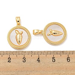 Natural White Shell Pendants&nbsp;KK-A214-19G