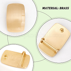 1Pc Brass Smooth Buckles&nbsp;KK-PH0006-29