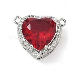 Brass Pave Cubic Zirconia Pendants&nbsp;KK-CBA74BF-01P