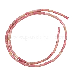 天然石ロードナイトビーズ連売り  コラム  4x2mm  穴：0.8mm  約102個/連  15.75''（40センチメートル）&nbsp;GG-CBAED3F-A03
