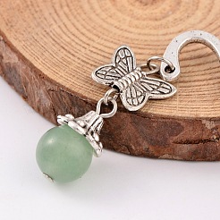 Antique Silver Plated Alloy Butterfly Bookmarks&nbsp;AJEW-JK00102