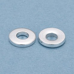 201 ステンレススチールリンクリング  ドーナツ  銀  8x1.5mm  内径：3.2~3.5mm&nbsp;STAS-F192-002S-02