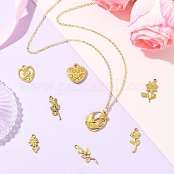 8Pcs 8 Styles 304 Stainless Steel Pendants&nbsp;STAS-CJ0002-91