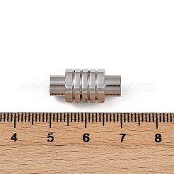 304 Stainless Steel Magnetic Clasps&nbsp;STAS-C127-18D-P