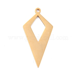 Ion Plating(IP) 201 Stainless Steel Pendants&nbsp;STAS-K003-14G-02