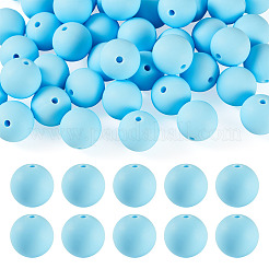 50Pcs Food Grade Eco-Friendly Silicone Beads&nbsp;SIL-TADJ0001-03J