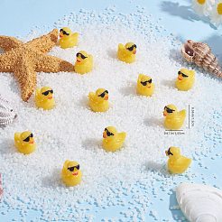 50Pcs Resin Ornaments Cute Little Yellow Duck Ornaments DIY Landscaping&nbsp;JX882A