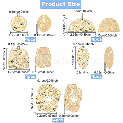 20Pcs 5 Style Brass Connector Charms&nbsp;KK-BC0008-13