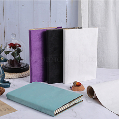 1.1m 粘着ベルベットブックカバー  ノートブックラップ  ホワイト  37x0.06cm&nbsp;DIY-WH0491-88B-04