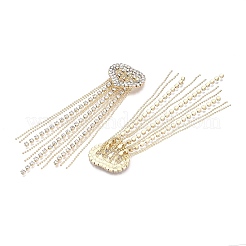 Brass Rhinestone Cabochons&nbsp;KK-I715-12G-01