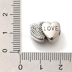 304 Stainless Steel European Beads&nbsp;STAS-G350-12AS