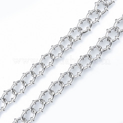 Handmade Alloy Oval Link Chains&nbsp;LCHA-N01-03