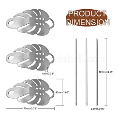 Alloy Hair Sticks&nbsp;OHAR-C006-02P