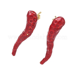 Brass Stud Earrings for Women&nbsp;EJEW-A167-18G