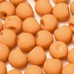Rubberized Acrylic Beads&nbsp;OACR-G012-05J