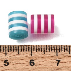 Opaque Stripe Resin Beads&nbsp;RE-CBA0A57-11