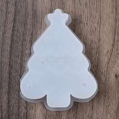クリスマステーマのDIYシリコンキャンドル型  キャンドル作り用  クリスマスツリー  91x71x22mm&nbsp;SIMO-H021-01B