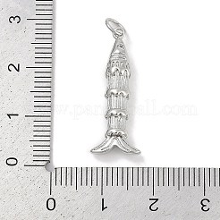 Brass Micro Pave Cubic Zirconia Pendants&nbsp;KK-Q028-69P-02
