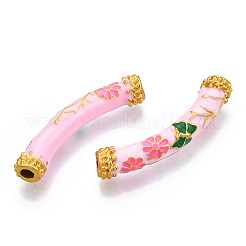 Pack Plating Alloy Enamel Beads&nbsp;ENAM-M048-33MG-A