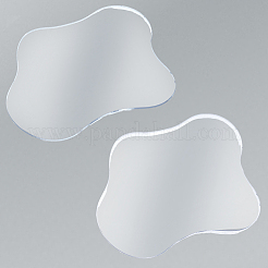 2Pcs 2 Styles Transparent Acrylic Cup Mats&nbsp;AJEW-CN0006-47