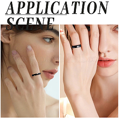 18Pcs 18 Styles Stainless Steel Finger Rings&nbsp;RJEW-SC0001-36EB