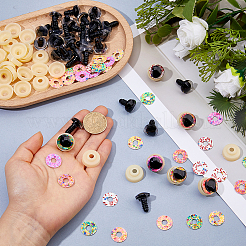 1 Bag Plastic Safety Craft Eye Sets&nbsp;DIY-FH0010-70A