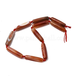 Natural Dyed & Heated Red Agate Beads Strands&nbsp;G-T151-A02-02A