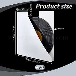 PP Plastic Vinyl Record Divider&nbsp;AJEW-WH0880-92A