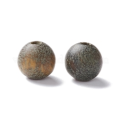 天然な白檀のビーズ  ラウンド  オリーブ  6mm  穴：1.2mm  約580個/100g&nbsp;WOOD-F008-02E