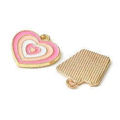 16Pcs 8 Styles Valentine's Day Alloy Enamel Pendants&nbsp;ENAM-FS0001-64